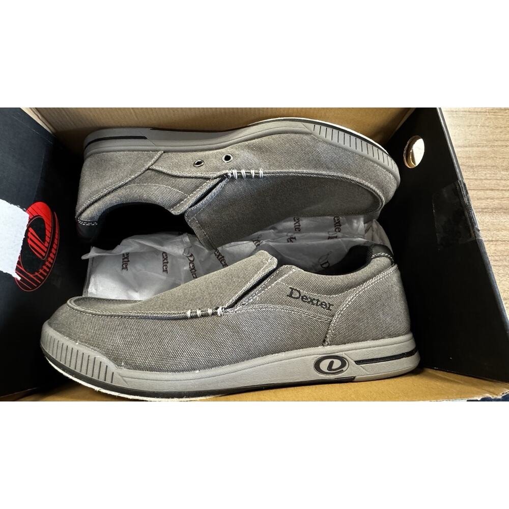 Size 10 Dexter Kam Charcoal Grey Mens Bowling Shoes